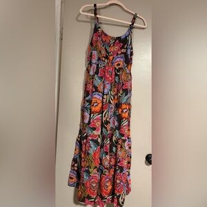 Torrid Multicolor Floral Dress with pockets